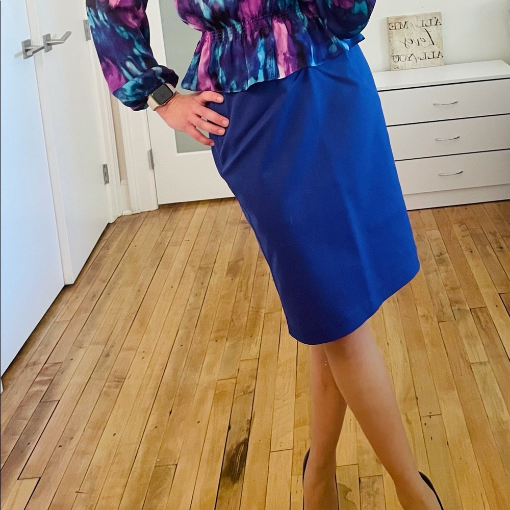 Apt 9 Blue Skirt - Picture 1 of 4
